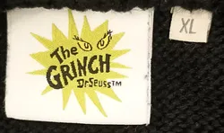The Grinch Weihnachtspullover schwarz gemustert Gr. XL - Bild 4