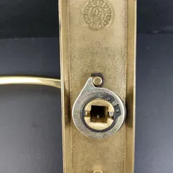 Langschildgarnitur Zimmertüren Messing Poliert / Beschläge - Bild 5