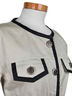 MOSCHINO Jeans Damen Kleid, beige - Gr. M - Bild 5