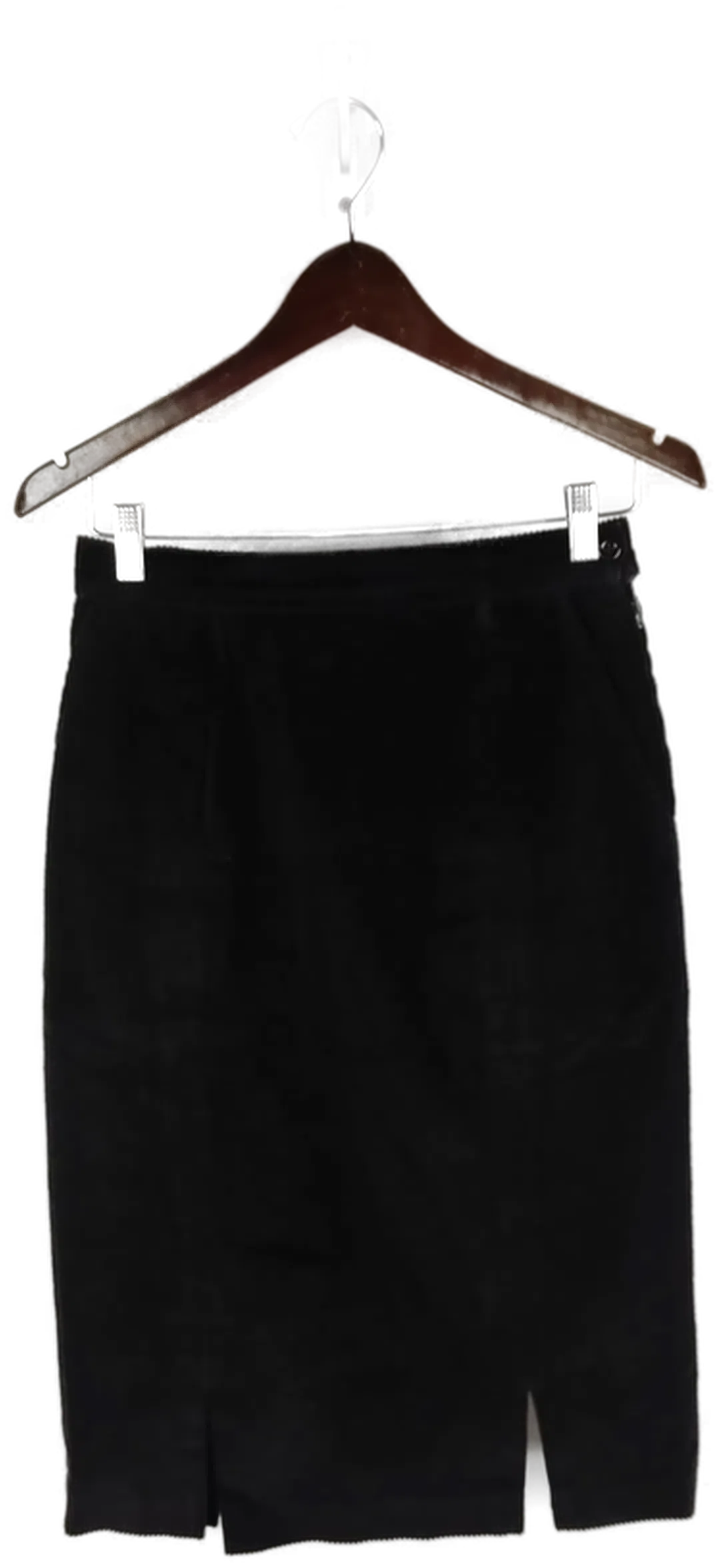 80er-Jahre Cord-Rock schwarz mit Schlitzen - S/36 - Bild 1