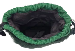 Max V. Kœnig Damen Handtasche, grün - plüsch - mittel - Bild 4