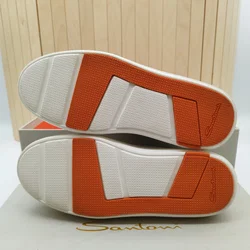 Santoni Sneaker Weiß Leder, Gr. 35 | Wie Neu – Vorschau 4