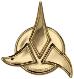 Star Trek, Klingon Empire Insignia Badge, Franklin Mint, 925 Silber, seltenes Sammlerstück1 – Vorschau 3