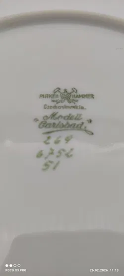Pirken Hammer Porzellan Set aus Tschechoslowakei - Bild 14