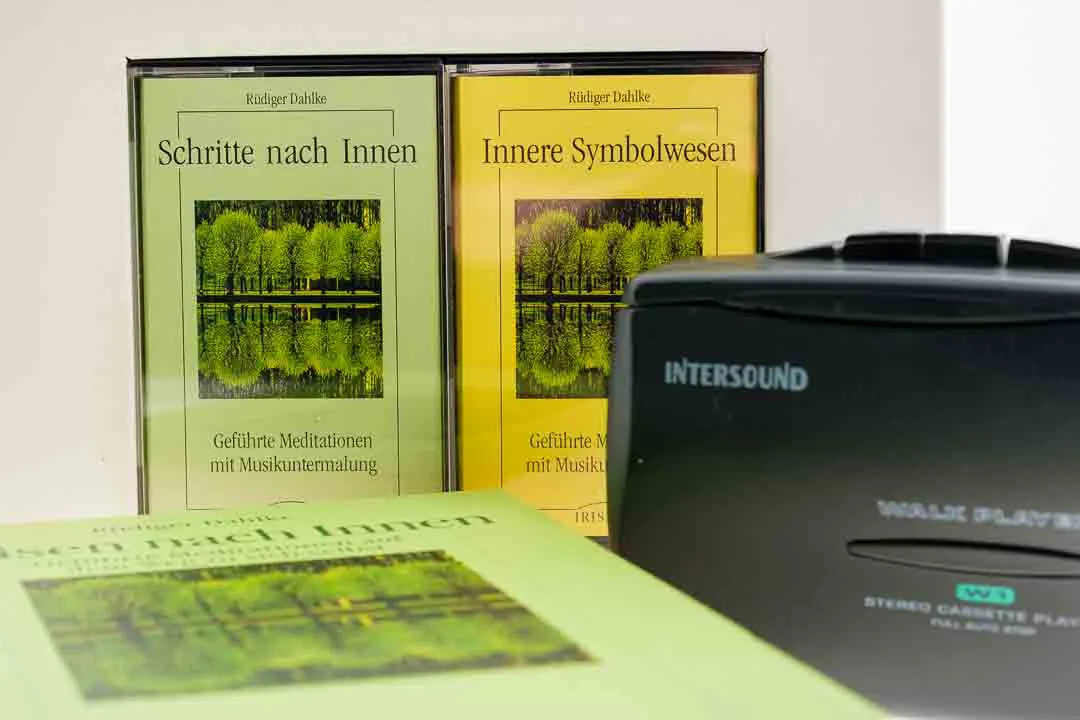 Vintage: Rüdiger Dahlke: Reisen nach Innen – Buch + 2 MC Kassetten – Bild 2
