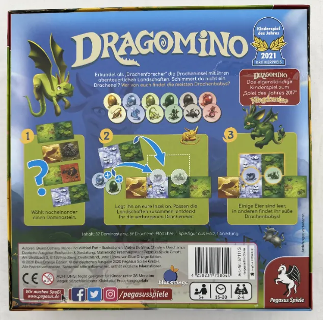 Pegasus Spiele - Dragomino "Kinderspiel des Jahres 2021" – Bild 2