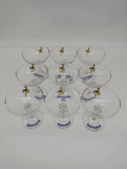 9 Vintage Babycham Champagnergläser - Bild 2