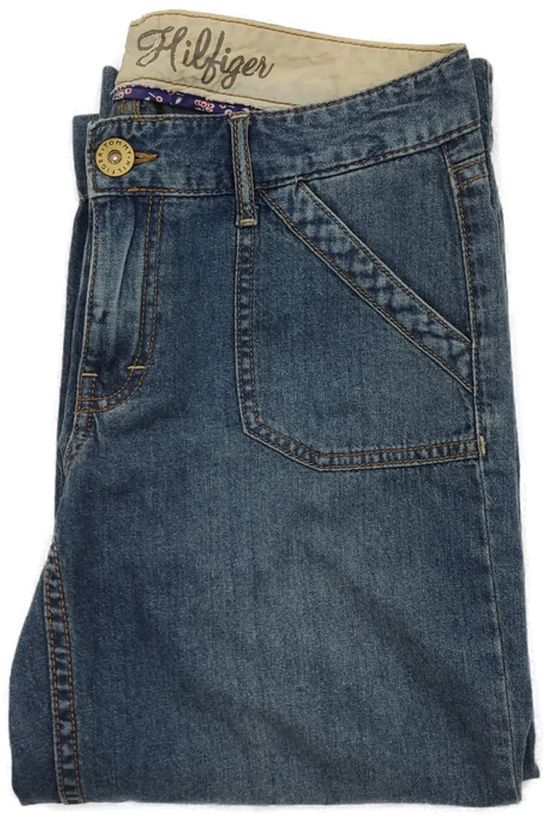 Jeans Tommy Hilfiger Crop-Jeans W37 EUR46 | Premium-Denim – Bild 6