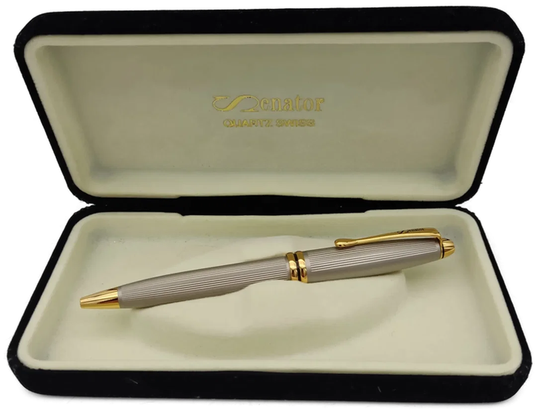 Kugelschreiber Senator Quartz Swiss mit Geschenkbox | Design-Rarität - Bild 4