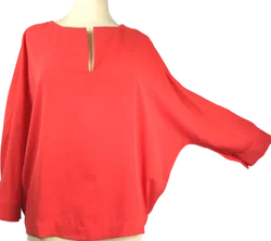 Damenbluse Comma Orange Gr. 38 | Leuchtender Alltagsliebling - Bild 2