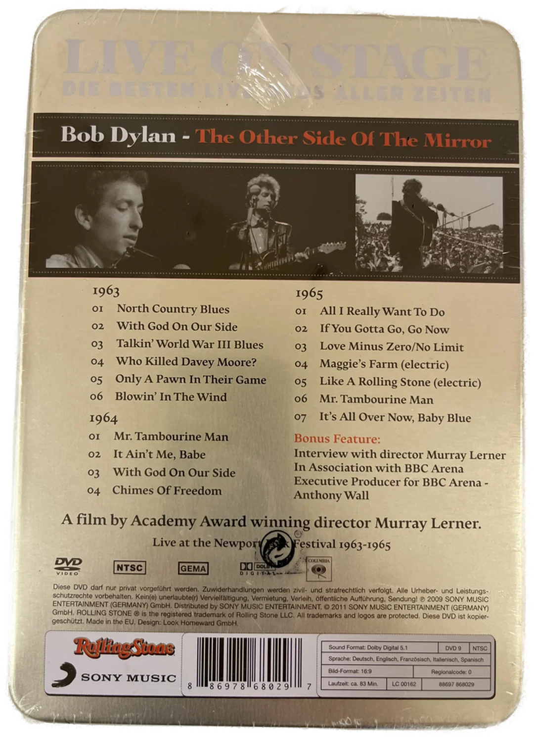 DVD live on stage Nr. 5 BOB DYLAN The other side of Mirror – Bild 2