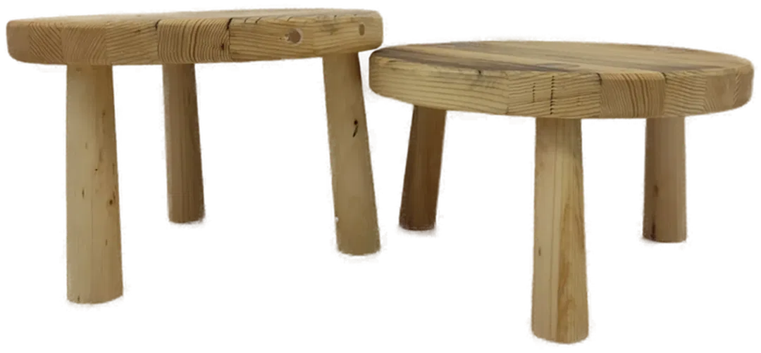 Bauernhocker/ Blumenständer - Bild 3