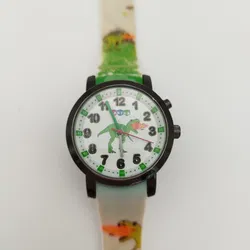 Dinosaurier-Uhr für Kinder - mit LED-Beleuchtung!! - Bild 3