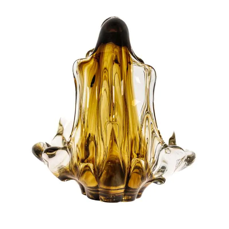 LUX Faconne Main AUSTRIA GLAS Schale Zuckerlschale Zierschale 60er? – Bild 2