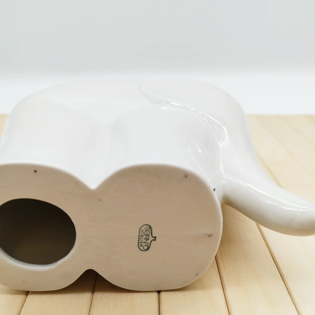 Sgrafo Atelier, Vintage Porzellan Elefant   – Bild 5