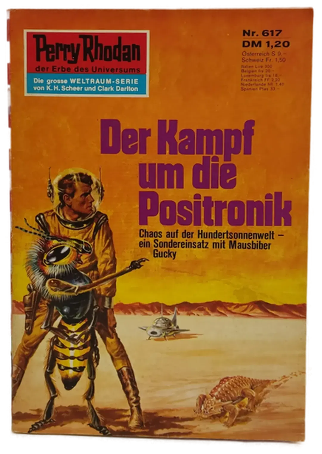 Romanheft Perry Rhodan Der Kampf um die Positronik Erstauflage Nr.617 - Bild 1