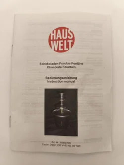 Hauswelt, Schokobrunnen - Bild 4