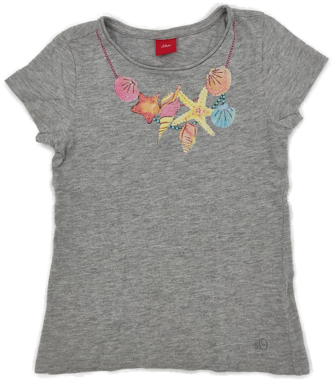 s. Oliver Kinder Shirt grau Gr.104/110 - Bild 4