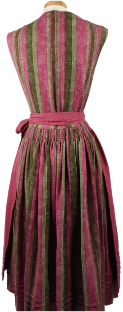 Damendirndl mit Schürze bunt / midi - S/36 - Bild 2