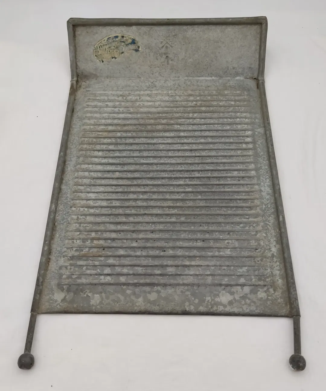 Altes Waschbrett Zinkblech - Bild 2