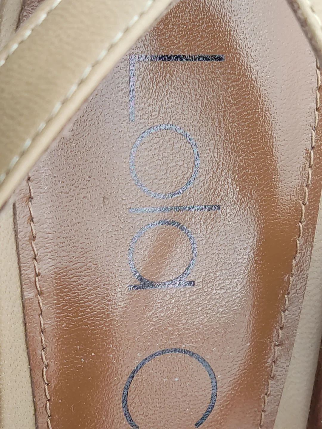 Lola Cruz Damen Sandale beige Gr. 41 – Bild 5