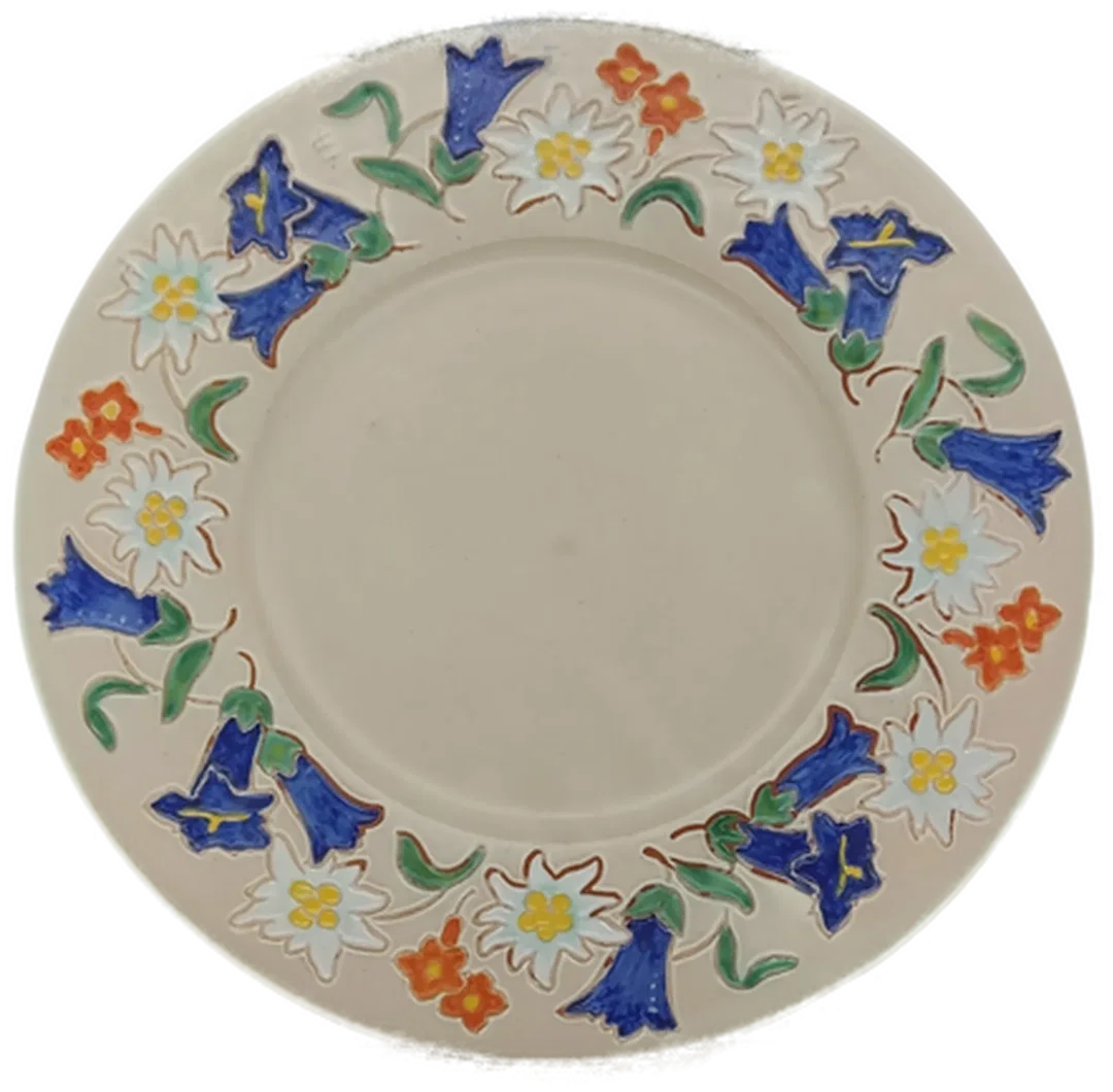 Gmundner Keramik Wandteller/Dekorativer Teller - Bild 1