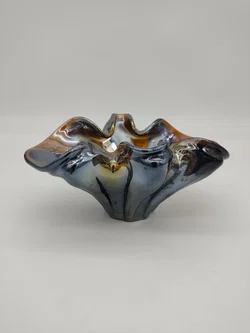 Mid-Century Glasschale - perlmutt - Bild 3