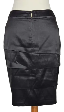 Roberto Cavalli Damen Seidenrock, schwarz - Gr. M/L - Bild 2