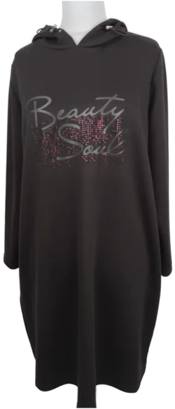 Laura Torelli Plus, Kleid mit Kapuze, Gr. 44/46 – Vorschau 1
