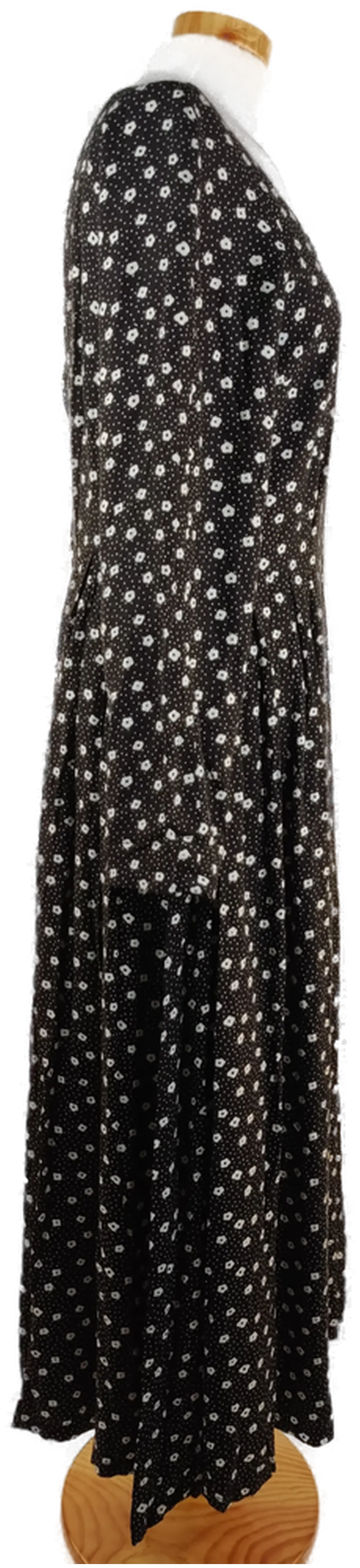 Rieger Damenkleid schwarz-weiß gemustert - XS/34 – Bild 3