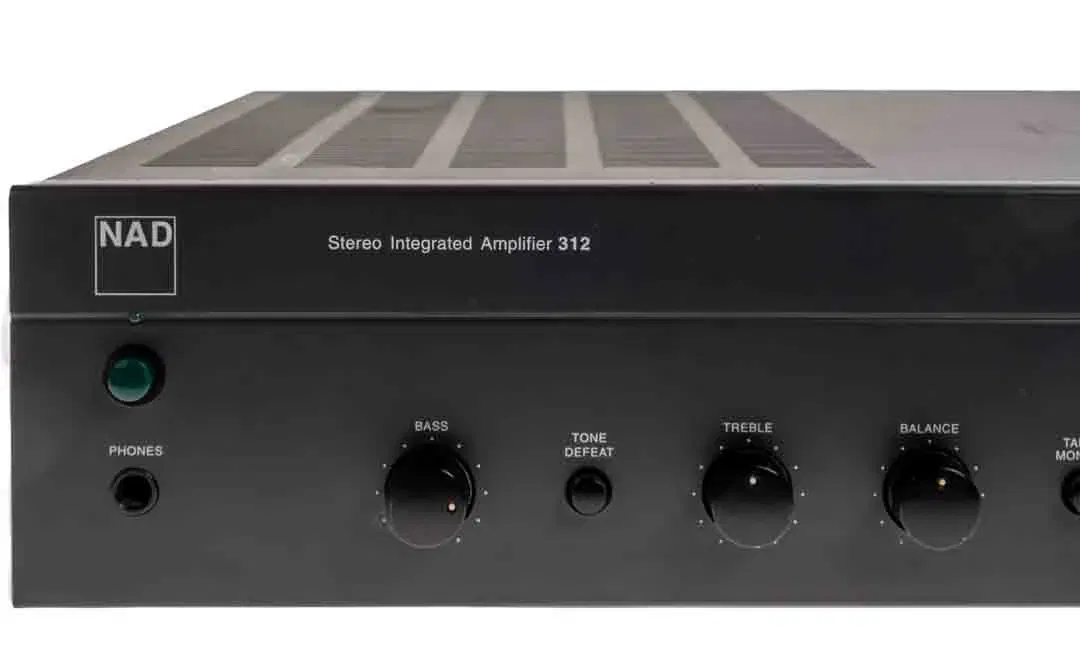 NAD Stereo Integrated Amplifier 312 Vollverstärker in dunkelgrau - Bild 4