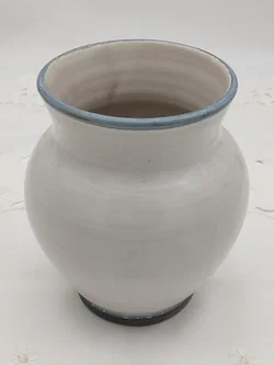 Gilde Keramik-Vase, 14,5cm hoch / Durchm. 13cm, neuwertig – Vorschau 3