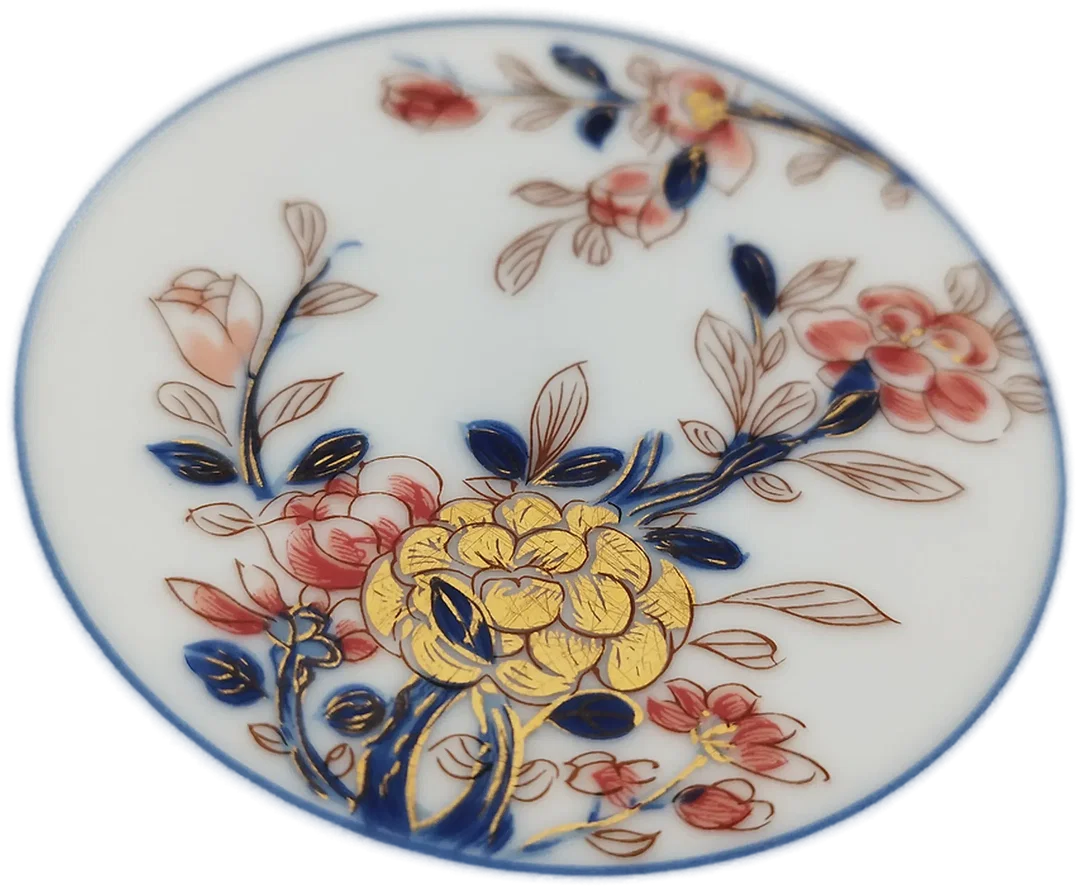 Eleganter Platzteller/Dekoteller A. Raynaud & C – Porzellan mit Charmanten Schönheitsfehlern, Einzelstück – Bild 5