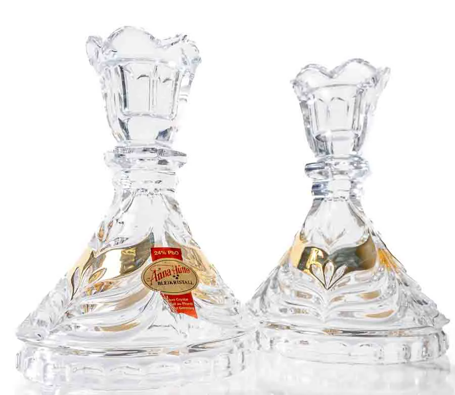 Bleikristall Kerzenständer 2 Stück in Originalverpackung - Bild 4