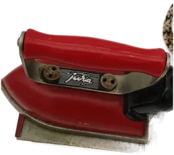 Antikes Vintage mini Reise Bügeleisen, Marke Jura - Bild 5