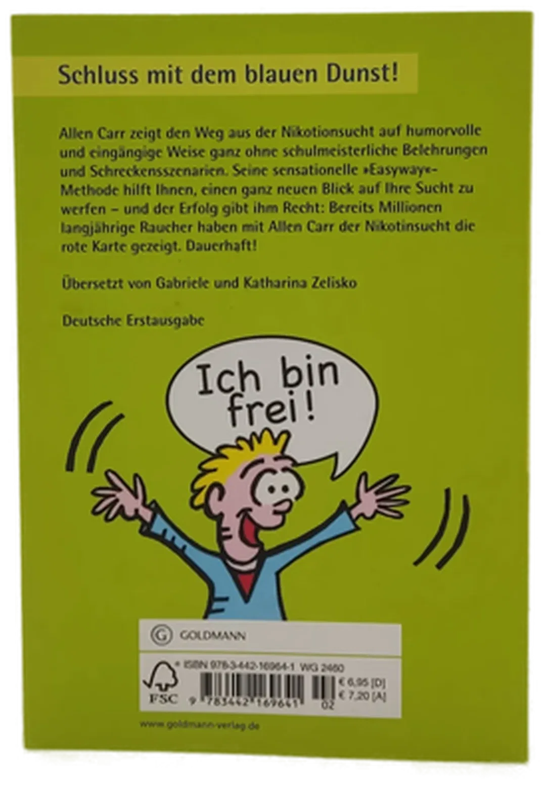 Buch "Endlich Nichtraucher für Lesemuffel!" von Allen Carr – Bild 2