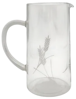 Glaskaraffe mit dekorativer Gravur - 1,25 Liter - Bild 2