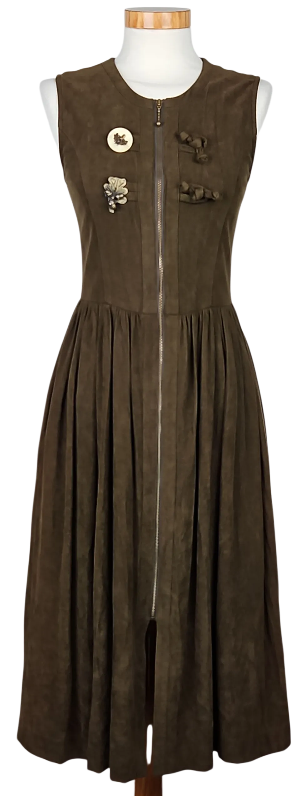 SPORTALM Damen Trachtenkleid (Dirndl), braun - Gr. 152  - Bild 1