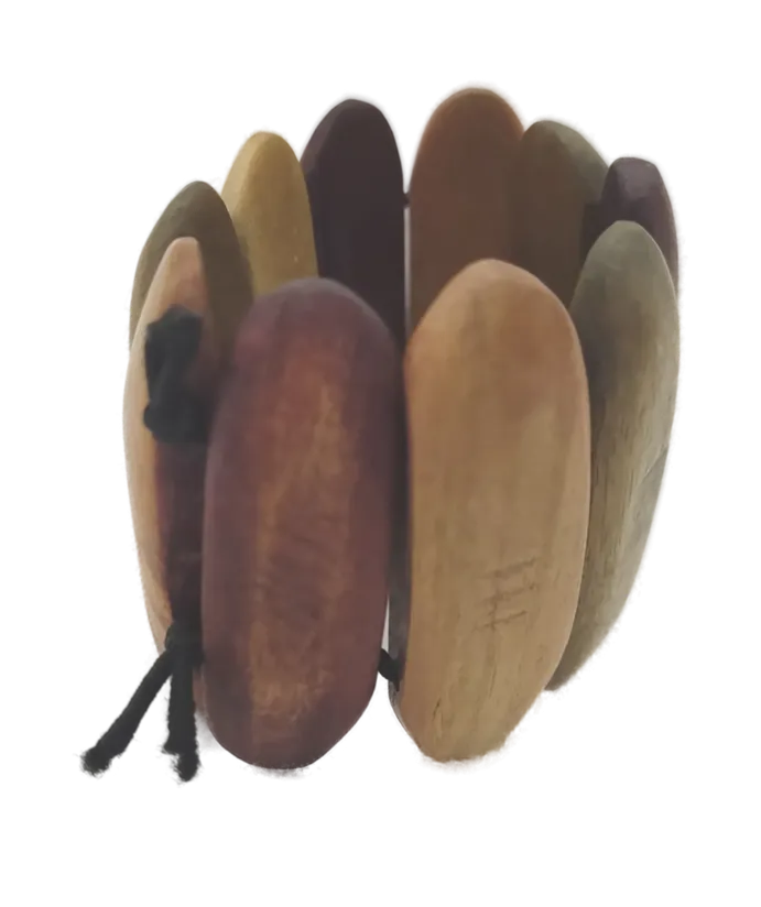 Kinder Armreif aus Holz braun – Bild 2