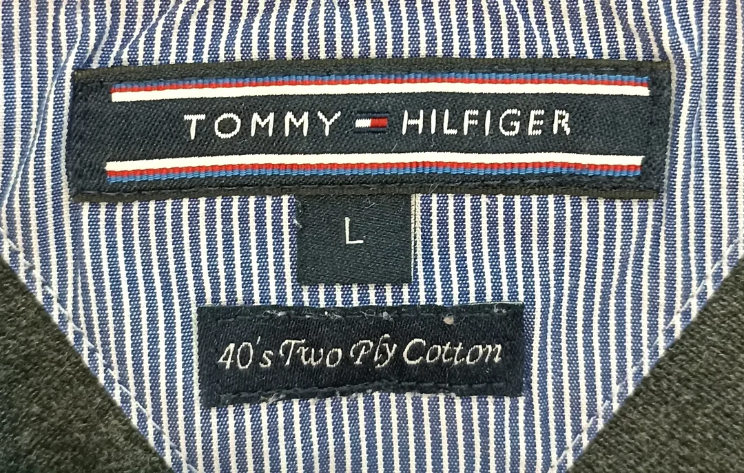 Tommy Hilfiger Herrenshirt grau Gr. L – Bild 3