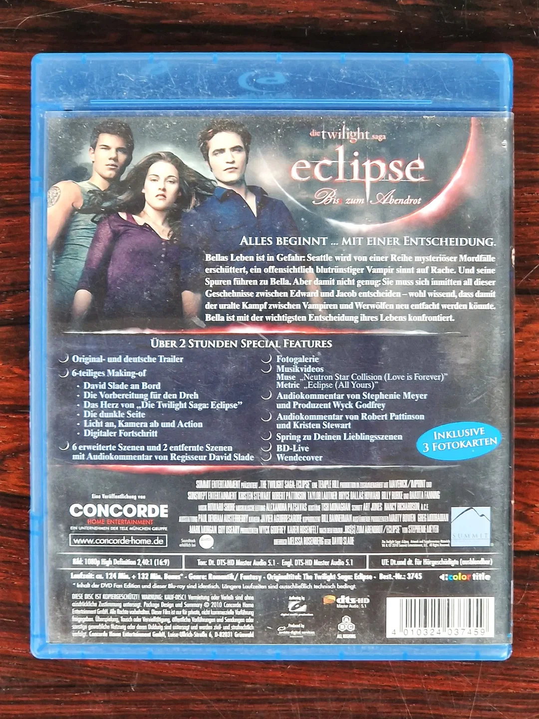 Eclipse - Biss zum Abendrot - Film - Blu-ray - Deluxe Fan Edition – Bild 2