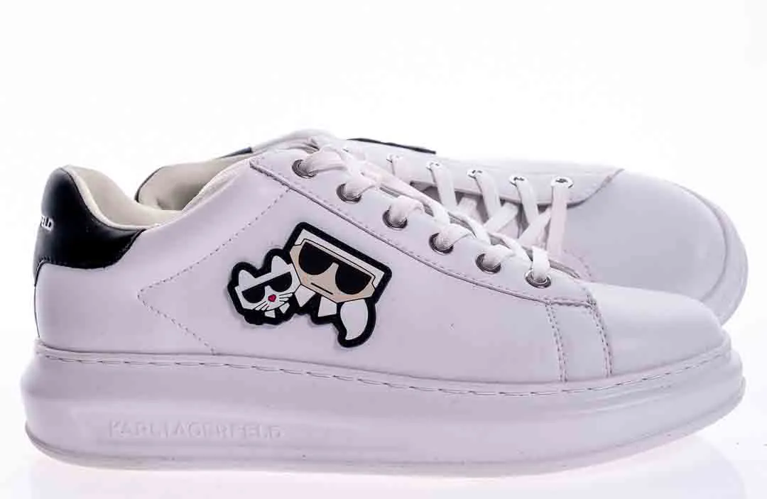 Karl Lagerfeld Kapri Cocktail Damensneaker in weiß-schwarz, Größe 40 – Bild 3