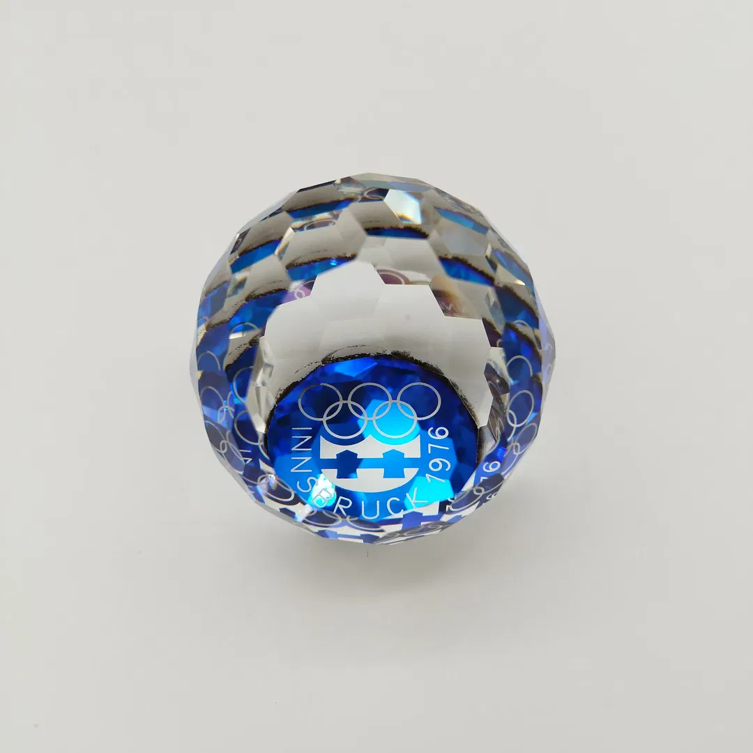 Swarovski Kristall Briefbeschwerer | Olympia Innsbruck 1976 Sammlerstück - Bild 4