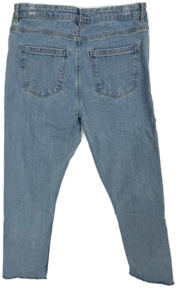 Jeans "esmara" lang mit Stretch, hellblau mit Taschen, Größe 40 – Vorschau 3
