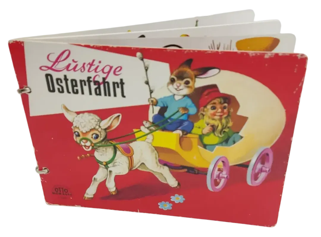 Vintage Bilderbuch Ringbuch - Lustige Osterfahrt - Otto Moravec Bilder Buchverlag - Bild 2