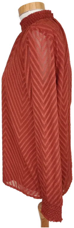 Only Damen Bluse rotbraun - S/36 - Bild 3