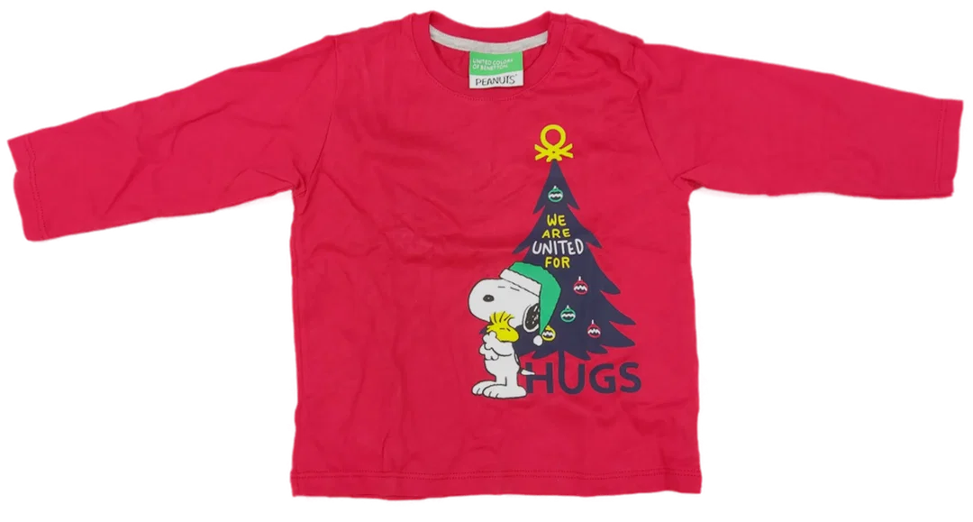 United Colors of Benetton Kindershirt rot Gr. 62 - Bild 1