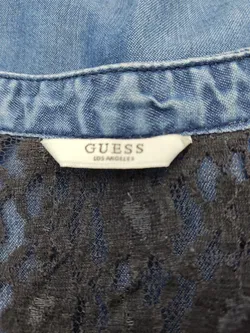 Guess Damen Jeans Bluse blau/schwarz Gr. 36 - Bild 2
