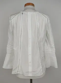 Maje Damen Bluse, weiß - Gr. S - Bild 3