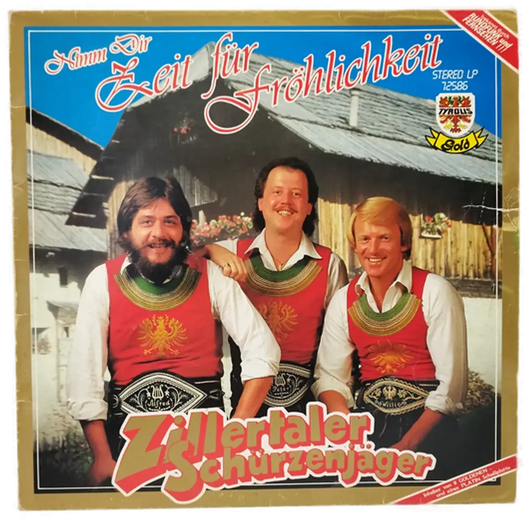 Vinyl Zillertaler Schürzenjäger (1986) | Nimm Dir Zeit für Fröhlichkeit  - Bild 2